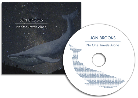 Jon Brooks album cover and disc label