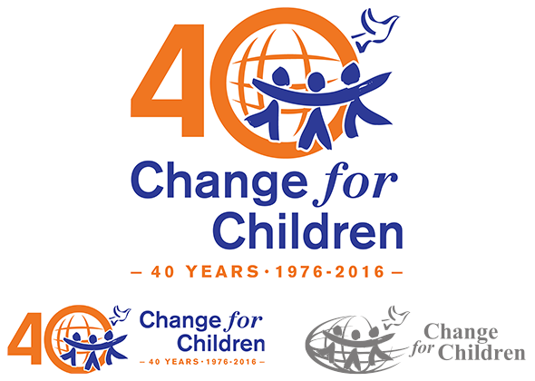 Change for Children 40th Anniversary logo